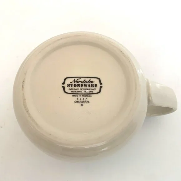 Noritake Chaparral Round Gravy Boat Pitcher 8482 Stoneware 4.5" Width - Picture 8 of 8